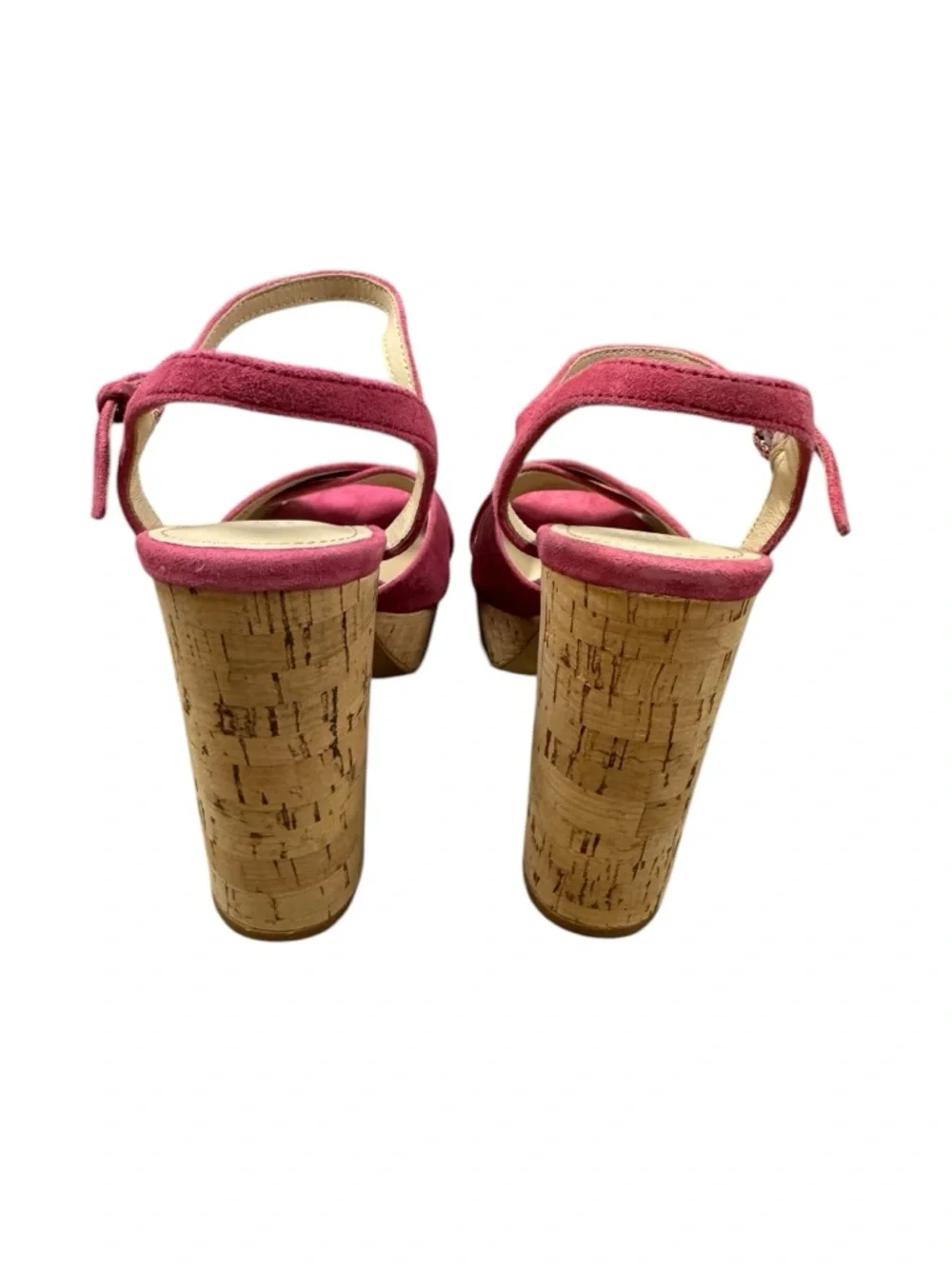 Botkier New York | Plateau Suede High-Heel Platform Sandals in Azalea Pink - NWT